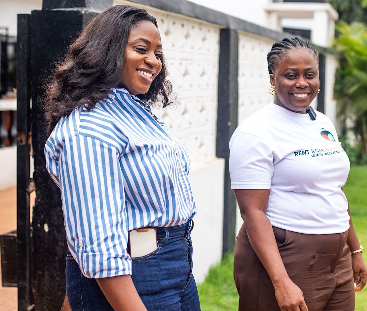 Image of Chichi Yakubu and Sheena Sue Biney. Image by WopeCar